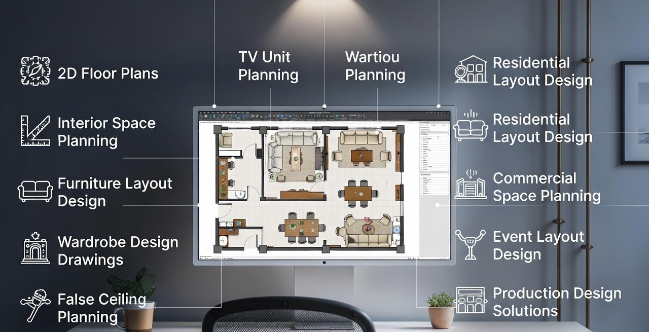 Inspire Nest Studio provide professional design and planning services in Delhi
